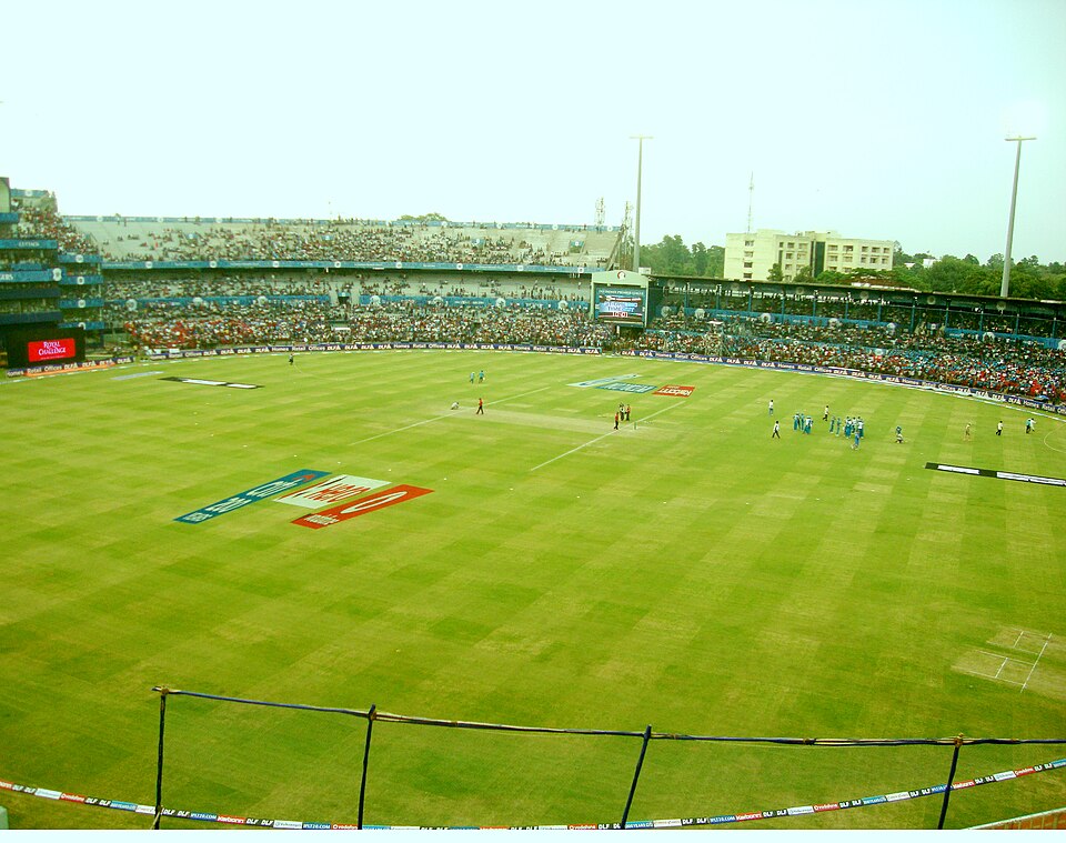 The Barabati Stadium, Cuttack, during an IPL match in 2012