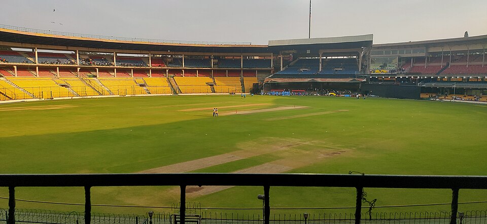 The M. Chinnaswamy Stadium, Bengaluru, home of Royal Challengers Bengaluru