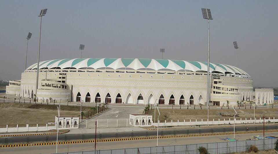 The Ekana Cricket Stadium, Lucknow, home of Lucknow Super Giants